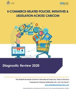 E-COMMERCE-RELATED POLICIES, INITIATIVES & LEGISLATION ACROSS CARICOM - WTO Chairs