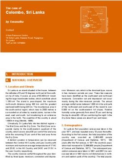 Colombo, Sri Lanka The case of