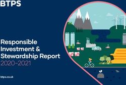 Responsible Investment & Stewardship Report - 2020-2021 btps.co.uk