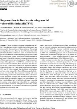 RESPONSE TIME TO FLOOD EVENTS USING A SOCIAL VULNERABILITY INDEX (RETSVI) - NAT. HAZARDS EARTH SYST. SCI.