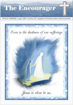 The Encourager - Jesus is close to us - Even in the darkness of our sufferings - Cursillo Newcastle