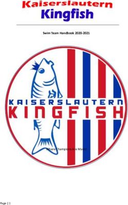 SWIM TEAM HANDBOOK 2020-2021 - WHERE CHAMPIONS ARE MADE! PAGE | 1 - TEAMUNIFY