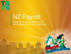 NZ Payroll Presented by Jackie Williams C.P.S. The Association for Payroll Specialists