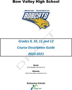 Course Description Guide 2020-2021 - Grades 9, 10, 11 and 12 - Bow Valley High School - Bow ...