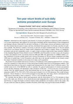 Ten-year return levels of sub-daily extreme precipitation over Europe - ESSD