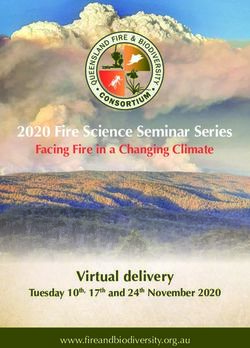 2020 Fire Science Seminar Series - Virtual delivery - Facing Fire in a Changing Climate - Queensland Fire and ...