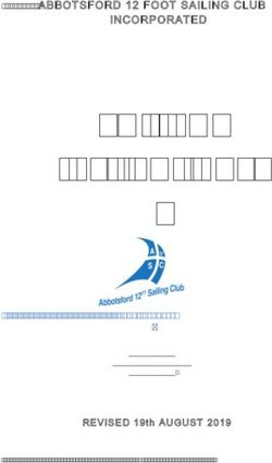 Sailing Instructions - ABBOTSFORD 12 FOOT SAILING CLUB INCORPORATED - REVISED 19th AUGUST 2019 - Abbotsford Sailing Club