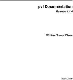Pvl Documentation Release 1.1.0 - William Trevor Olson
