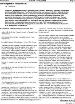 The enigma of nationalism - World Politics