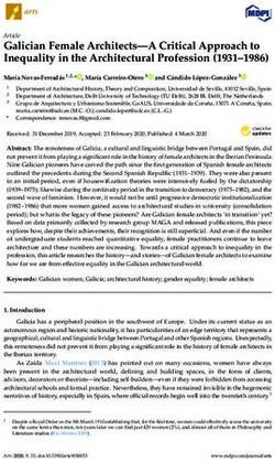 Galician Female Architects-A Critical Approach to Inequality in the Architectural Profession (1931-1986) - MDPI