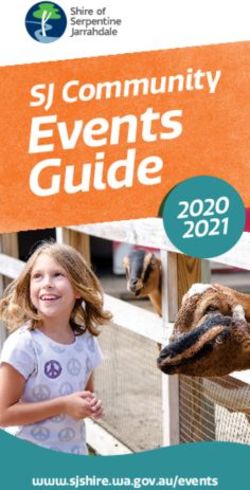 Guide S J Communit y 2020 2021 - Shire of Serpentine Jarrahdale