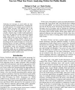 You Are What You Tweet: Analyzing Twitter for Public Health