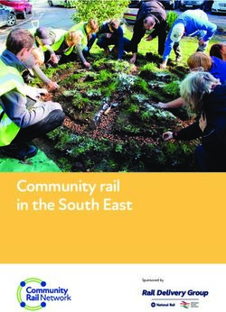 Community rail in the South East - Sponsored by