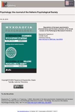 Psychology: the Journal of the Hellenic Psychological Society - eJournals