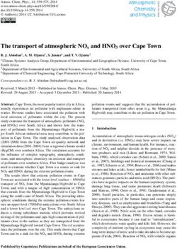 The transport of atmospheric NOx and HNO3 over Cape Town