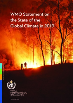 WMO Statement on the State of the Global Climate in 2019 - WMO-No. 1248