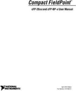 COMPACT FIELDPOINT TM - CFP-20XX AND CFP-BP-X USER MANUAL CFP-20XX AND CFP-BP-X USER MANUAL - NATIONAL INSTRUMENTS