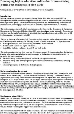 Developing higher education online short courses using learndirect materials: a case study