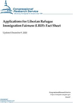 Applications for Liberian Refugee Immigration Fairness (LRIF): Fact Sheet - Updated December 9, 2020