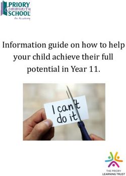 Information guide on how to help your child achieve their full potential in Year 11 - Priory Community School