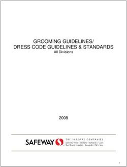 GROOMING GUIDELINES/ DRESS CODE GUIDELINES & STANDARDS 2008 - All Divisions - Safeway Careers