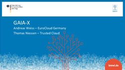 GAIA-X Andreas Weiss - EuroCloud Germany Thomas Niessen - Trusted Cloud - Dhpa
