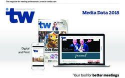 Media Data 2018 - Your tool for better meetings Digital and Print - tw tagungswirtschaft
