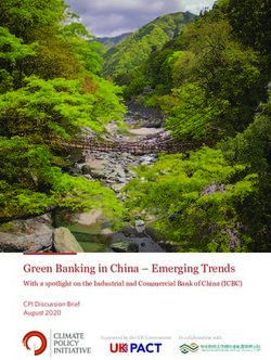 Green Banking in China - Emerging Trends - With a spotlight on the Industrial and Commercial Bank of China (ICBC) - Green Growth Knowledge Platform