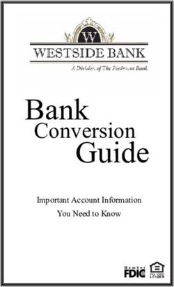 Bank Conversion - Westside Bank