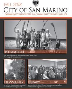 City of San Marino FALL 2018