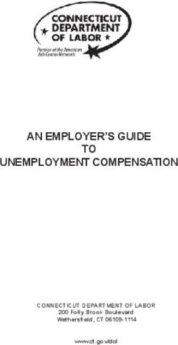 AN EMPLOYER'S GUIDE TO UNEMPLOYMENT COMPENSATION - CONNECTICUT DEPARTMENT OF LABOR 200 Folly Brook Boulevard Wethersfield, CT 06109-1114 ...