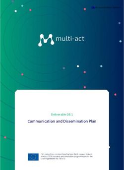 Communication and Dissemination Plan - Deliverable D8.1 - Multi-act
