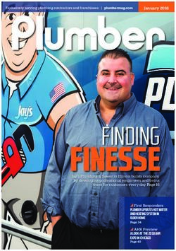 FINESSE FINDING - Plumber Magazine