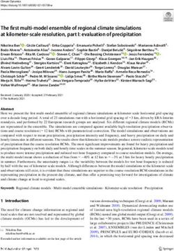 THE FIRST MULTI MODEL ENSEMBLE OF REGIONAL CLIMATE SIMULATIONS AT KILOMETER SCALE RESOLUTION, PART I: EVALUATION OF PRECIPITATION - MPG.PURE