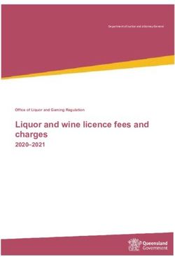 Liquor and wine licence fees and charges - 2020-2021 Office of Liquor and Gaming Regulation