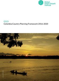 GGGI Colombia Country Planning Framework 2016-2020