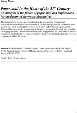 Paper-mail in the Home of the 21st Century