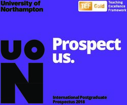 International Postgraduate Prospectus 2018 - Front cover - University of Northampton