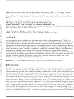 Shut and re-open: the role of schools in the spread of COVID-19 in Europe