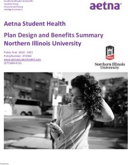 Aetna Student Health Plan Design and Benefits Summary Northern Illinois University