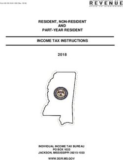 RESIDENT, NON-RESIDENT AND PART-YEAR RESIDENT INCOME TAX INSTRUCTIONS 2018 - INDIVIDUAL INCOME TAX BUREAU PO BOX 1033 JACKSON, MISSISSIPPI ...