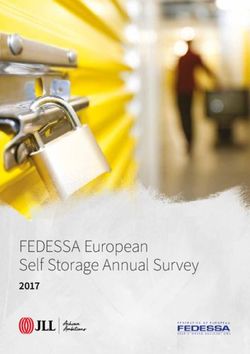 FEDESSA European Self Storage Annual Survey 2017 - Chambre ...