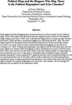 Political Blogs and the Bloggers Who Blog Them: Is the Political Blogosphere and Echo Chamber?