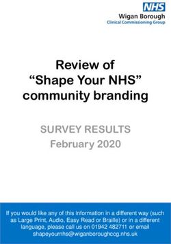 Review of "Shape Your NHS" community branding - Healthier Wigan Partnership
