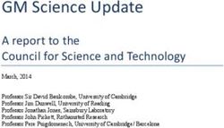 GM Science Update A report to the Council for Science and Technology