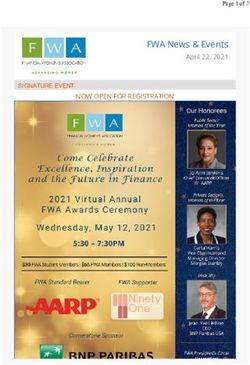 FWA News & Events April 22, 2021 - NOW OPEN FOR REGISTRATION - Financial Women's Association