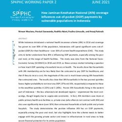 SP4PHC WORKING PAPER 2 - ThinkWell Global