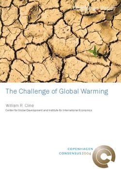 The Challenge of Global Warming - Challenge Paper