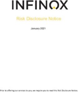Risk Disclosure Notice - Prior to offering our services to you, we require you to read this Risk Disclosure Notice - Infinox