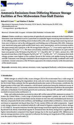 Ammonia Emissions from Differing Manure Storage Facilities at Two Midwestern Free-Stall Dairies - MDPI